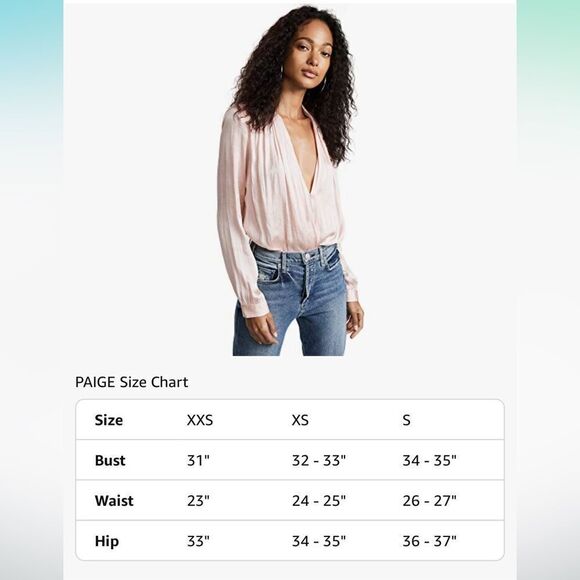 Paige NWT Sevilla Thong Bodysuit in cream/pink size M - Picture 8 of 8